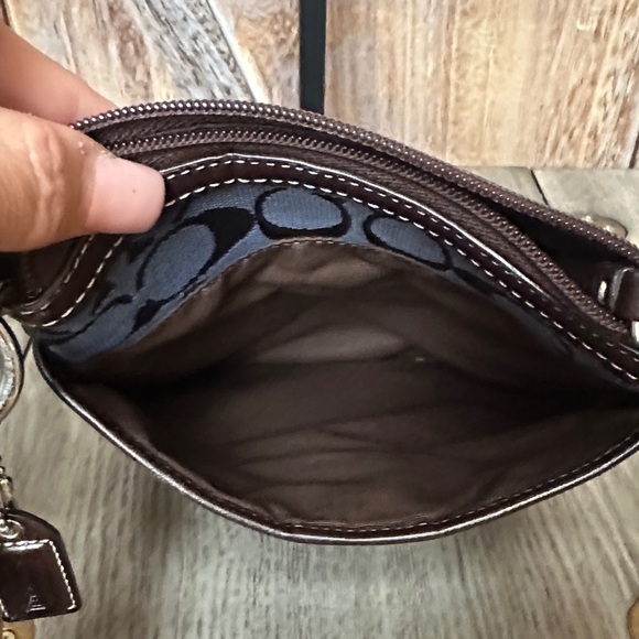 COACH Signature "C" Jacquard Crossbody Bag  with Tag - Picture 10 of 12